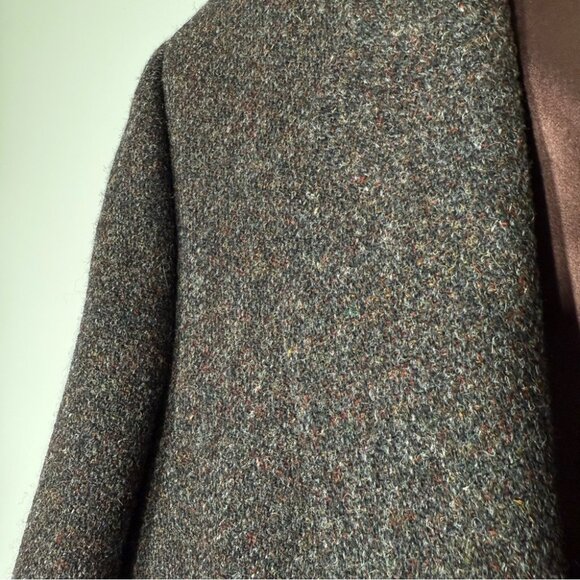 Vintage Harris Tweed Blazer Sport Coat Brown  ~42R - Picture 3 of 8